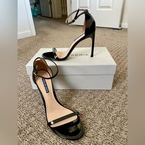STUART WEITZMAN Nudist 100mm Black Patent Heels